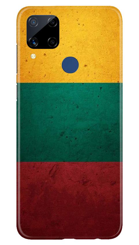 Color Pattern Mobile Back Case for Realme C15 (Design - 374)