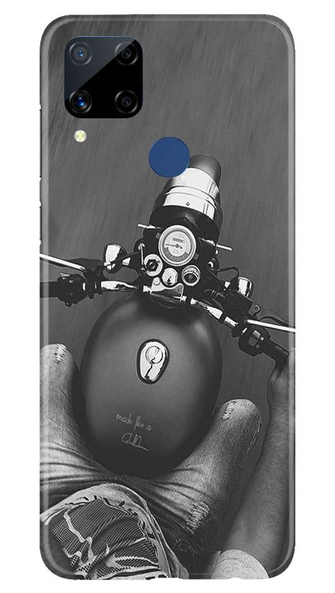 Royal Enfield Mobile Back Case for Realme C15 (Design - 382)