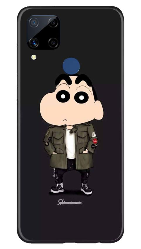 Shin Chan Mobile Back Case for Realme C15 (Design - 391)