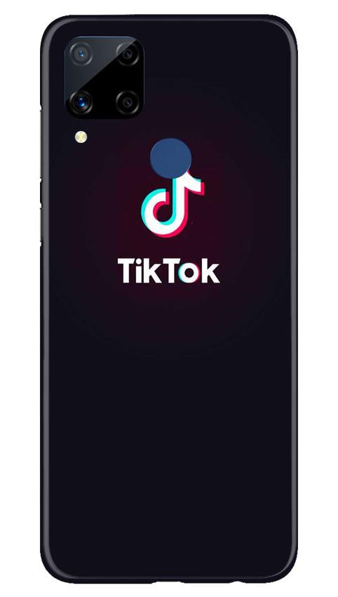 Tiktok Mobile Back Case for Realme C15 (Design - 396)