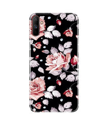 Pink rose Mobile Back Case for Realme C3 (Design - 12)