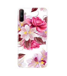 Beautiful flowers Mobile Back Case for Realme C3 (Design - 23)