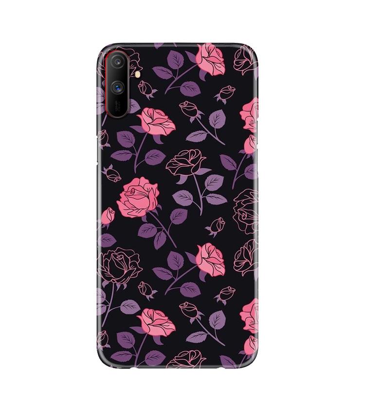 Rose Black Background Case for Realme C3