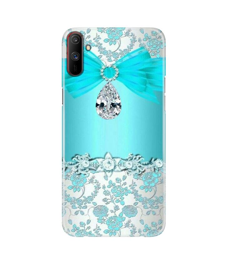 Shinny Blue Background Case for Realme C3