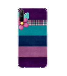 Purple Blue Mobile Back Case for Realme C3 (Design - 37)