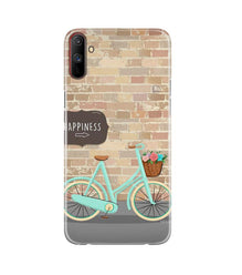 Happiness Mobile Back Case for Realme C3 (Design - 53)