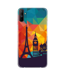 Eiffel Tower2 Mobile Back Case for Realme C3 (Design - 91)