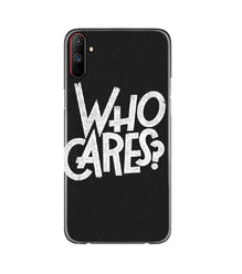 Who Cares Mobile Back Case for Realme C3 (Design - 94)