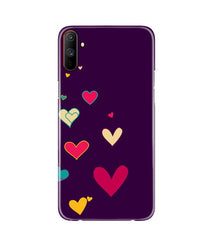 Purple Background Mobile Back Case for Realme C3  (Design - 107)