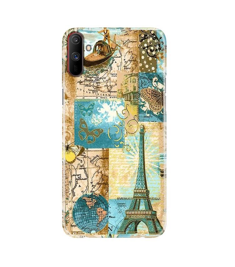 Travel Eiffel Tower Case for Realme C3 (Design No. 206)