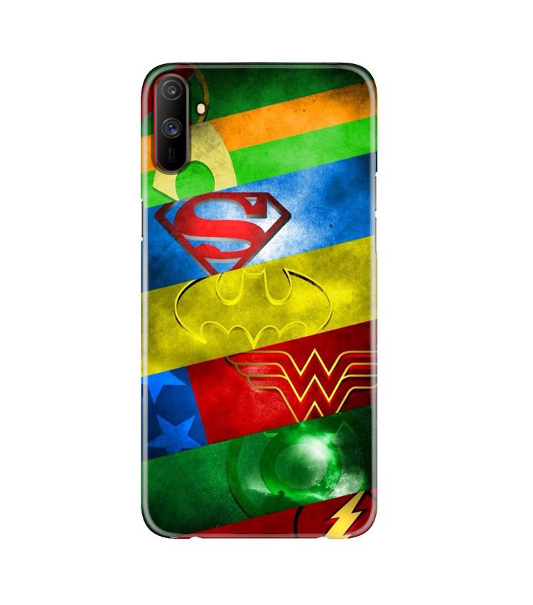 Superheros Logo Case for Realme C3 (Design No. 251)