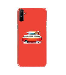 Travel Bus Mobile Back Case for Realme C3 (Design - 258)