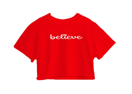 Believe Crop Top