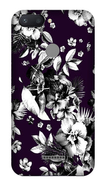 white flowers Case for Redmi 6