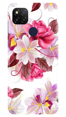 Beautiful flowers Mobile Back Case for Redmi 9 Activ (Design - 23)
