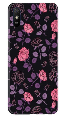 Rose Pattern Mobile Back Case for Xiaomi Redmi 9a (Design - 2)