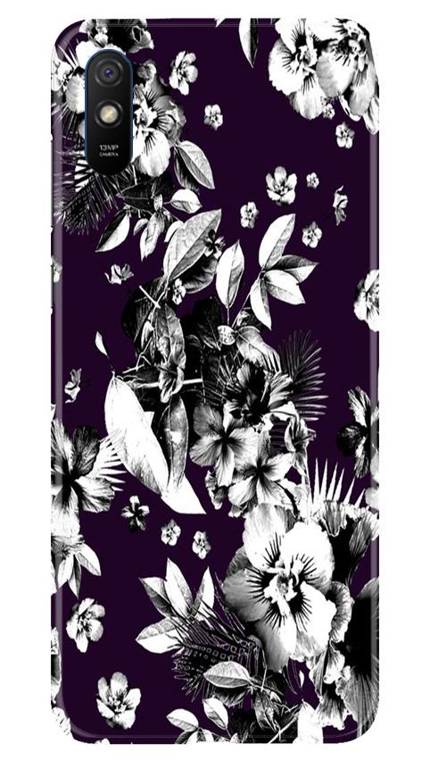 white flowers Case for Xiaomi Redmi 9a