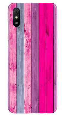 Wooden look Mobile Back Case for Xiaomi Redmi 9i (Design - 24)