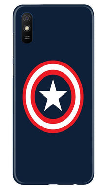 Captain America Mobile Back Case for Xiaomi Redmi 9a (Design - 42)