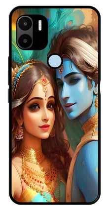 Lord Radha Krishna Metal Mobile Case for Poco C51