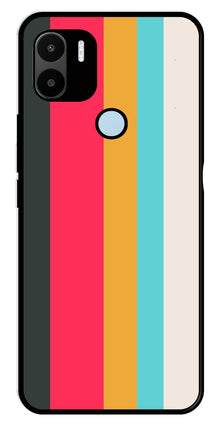 Muted Rainbow Metal Mobile Case for Redmi A2 Plus