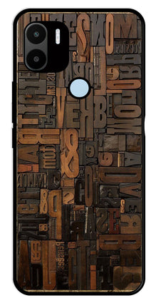 Alphabets Metal Mobile Case for Poco C50