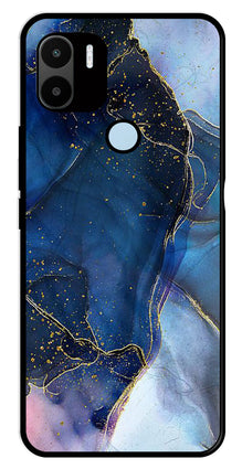 Blue Marble Metal Mobile Case for Redmi C50