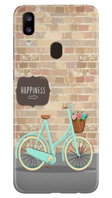 Happiness Mobile Back Case for Samsung Galaxy A20 (Design - 53)