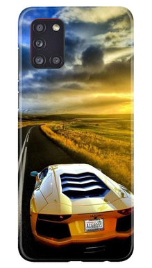 Car lovers Mobile Back Case for Samsung Galaxy A31 (Design - 46)