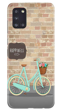 Happiness Mobile Back Case for Samsung Galaxy A31 (Design - 53)