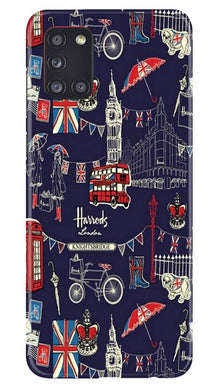 Love London Mobile Back Case for Samsung Galaxy A31 (Design - 75)