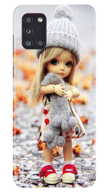 Cute Doll Mobile Back Case for Samsung Galaxy A31 (Design - 93)