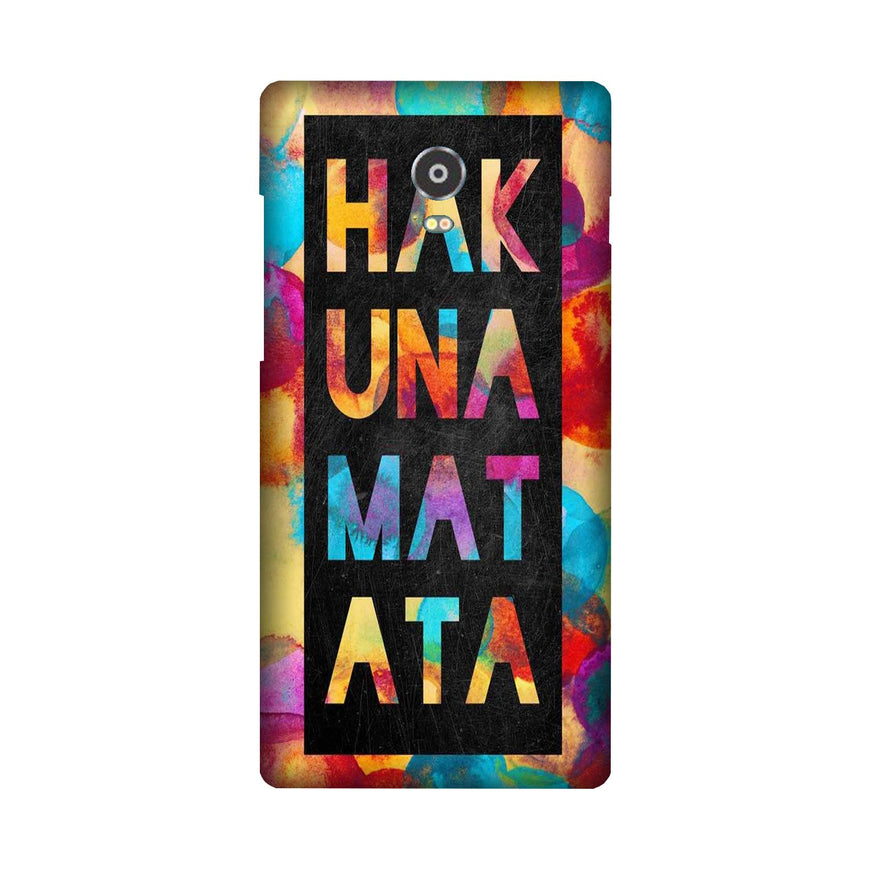 Hakuna Matata Mobile Back Case for Lenovo Vibe P1 (Design - 323)