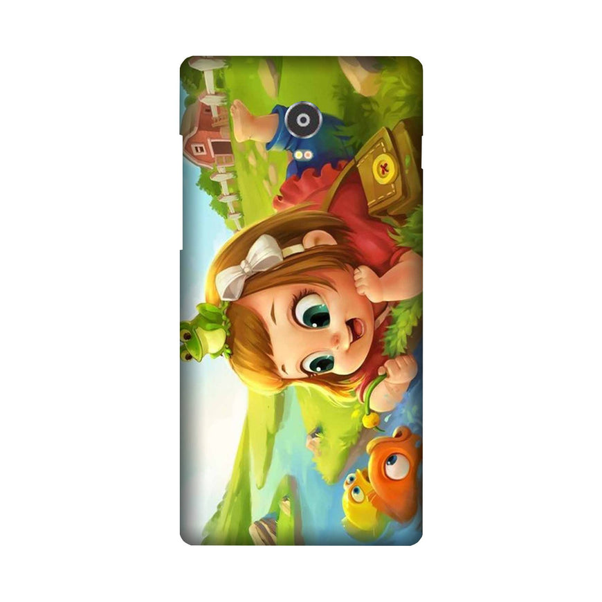 Baby Girl Mobile Back Case for Lenovo Vibe P1 (Design - 339)