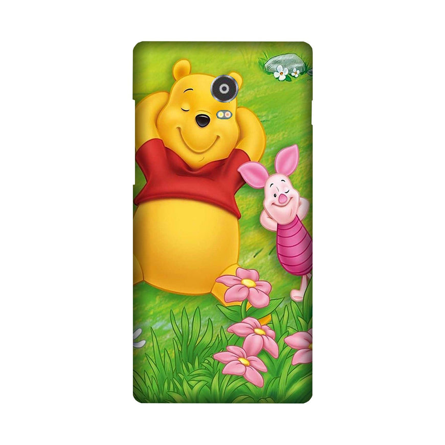 Winnie The Pooh Mobile Back Case for Lenovo Vibe P1 (Design - 348)