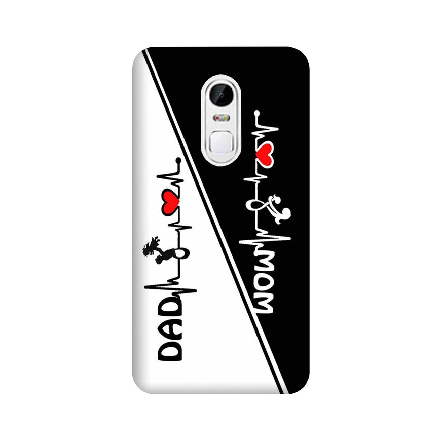 Love Mom Dad Mobile Back Case for Lenovo Vibe X3 (Design - 385)