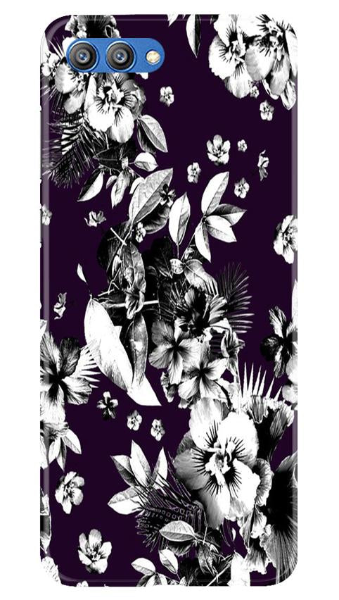 white flowers Case for Honor View 10