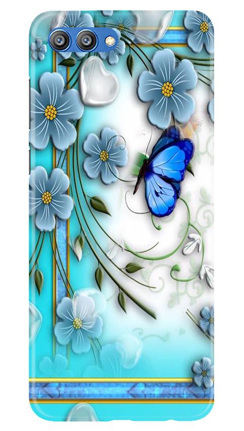 Blue Butterfly Case for Honor View 10