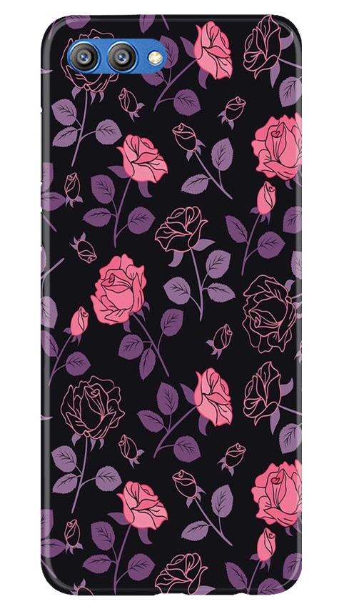 Rose Black Background Case for Honor View 10