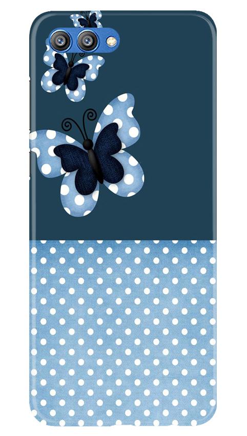 White dots Butterfly Case for Honor View 10