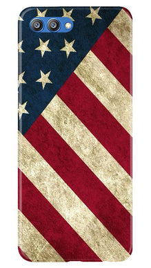 America Mobile Back Case for Honor View 10 (Design - 79)