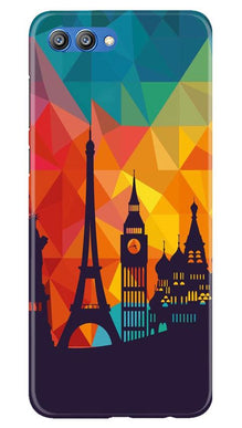 Eiffel Tower2 Mobile Back Case for Honor View 10 (Design - 91)