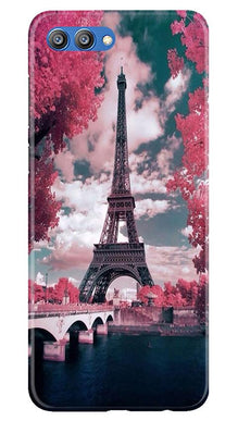 Eiffel Tower Mobile Back Case for Honor View 10  (Design - 101)