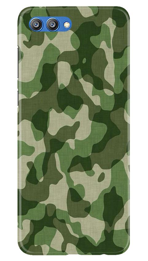 Army Camouflage Case for Honor View 10  (Design - 106)