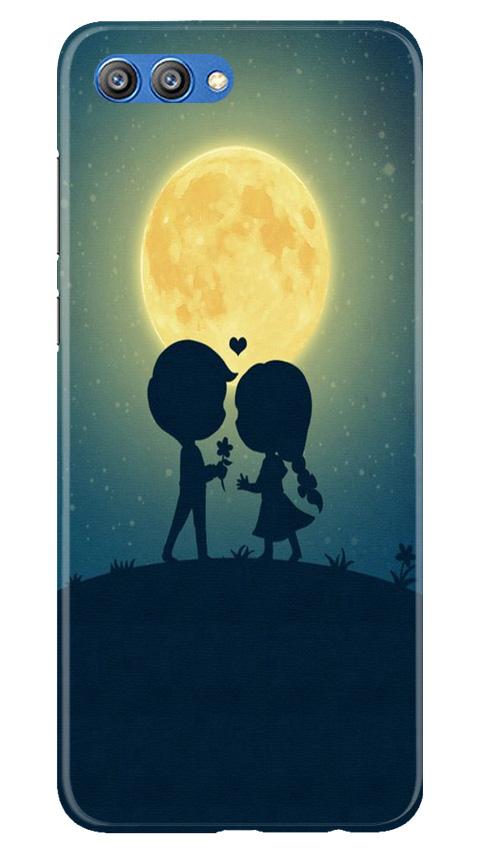 Love Couple Case for Honor View 10  (Design - 109)