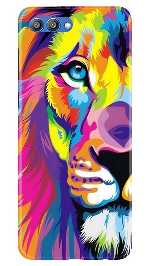 Colorful Lion Case for Honor View 10  (Design - 110)