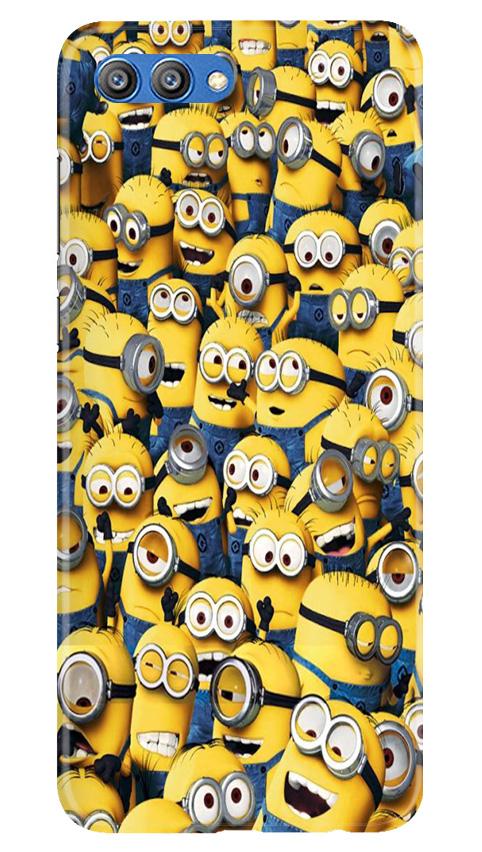 Minions Case for Honor View 10  (Design - 126)