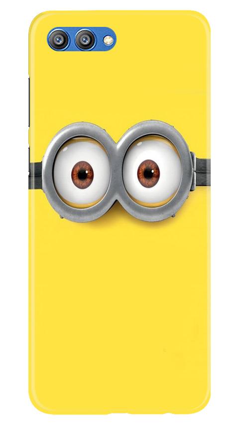 Minions Case for Honor View 10  (Design - 128)