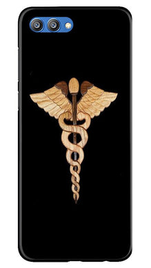 Doctor Logo Mobile Back Case for Honor View 10  (Design - 134)