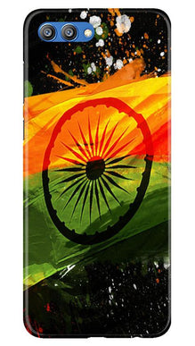 Indian Flag Mobile Back Case for Honor View 10  (Design - 137)